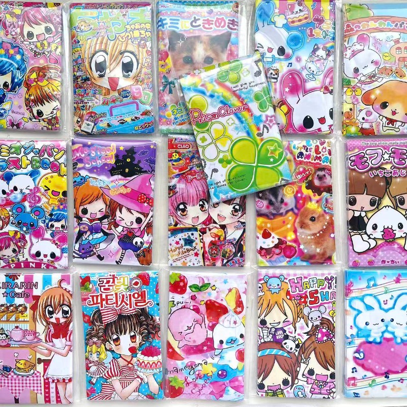 Vintage Items - 20 adet/paket Heisei Retro Anime Kız