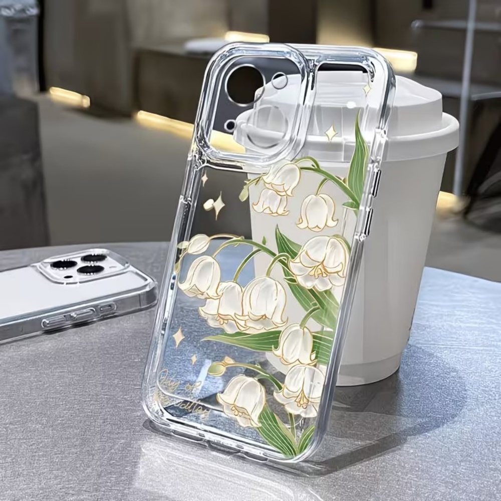 Vintage Items - Vintage Vadideki Zambak Desenli Telefon Kılıfı