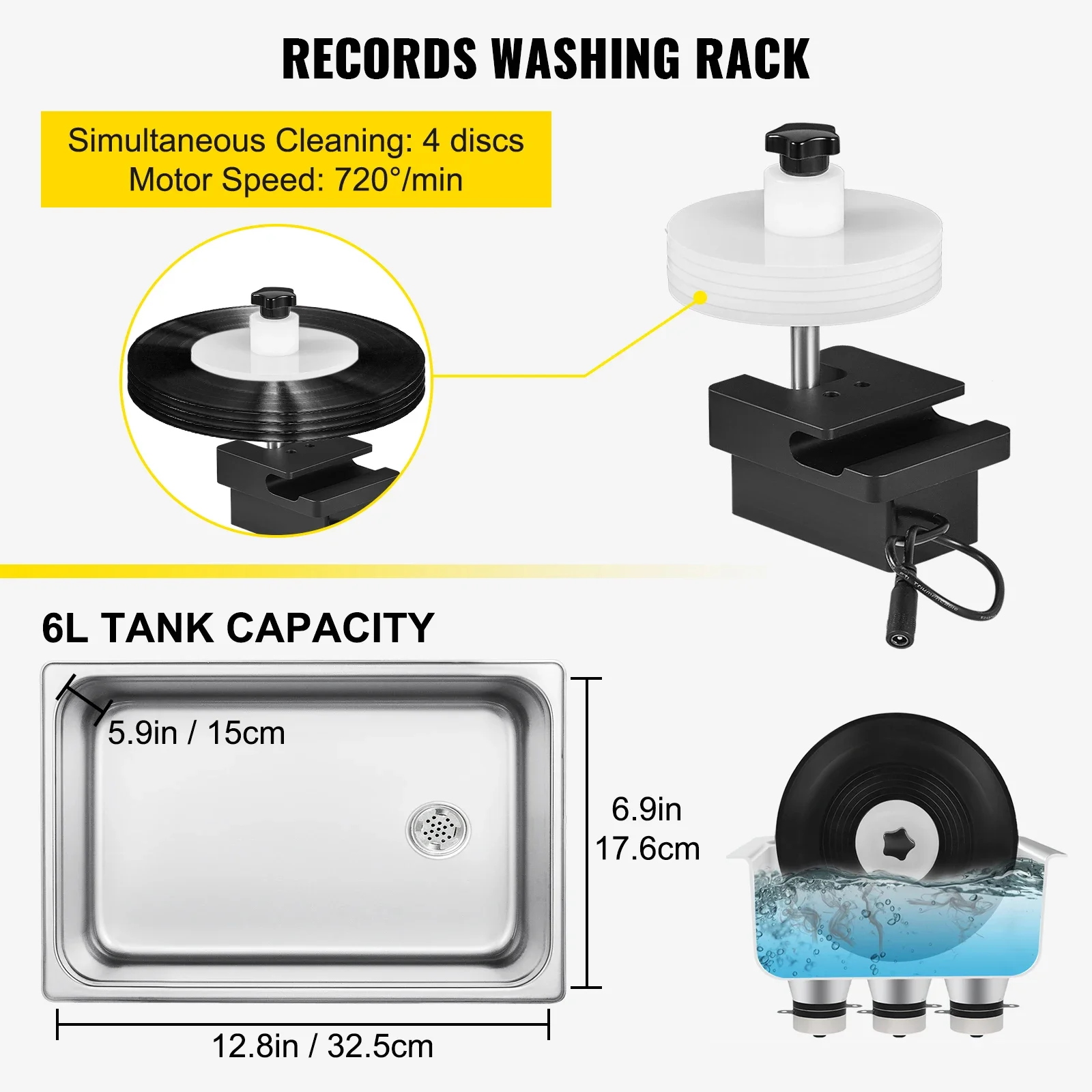 SIHAO 6L Ultrasonik Plak Temiz - Vinyl Record Cleaner incelemesi ve fiyatı