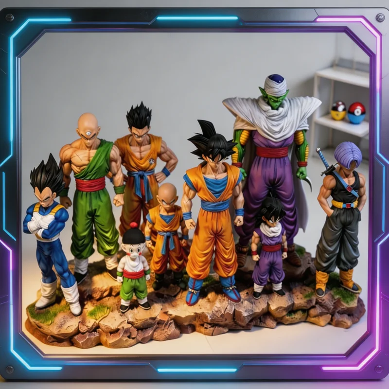 1 set Anime Dragon Ball Infini - Vintage Collectible Figurines incelemesi ve fiyatı
