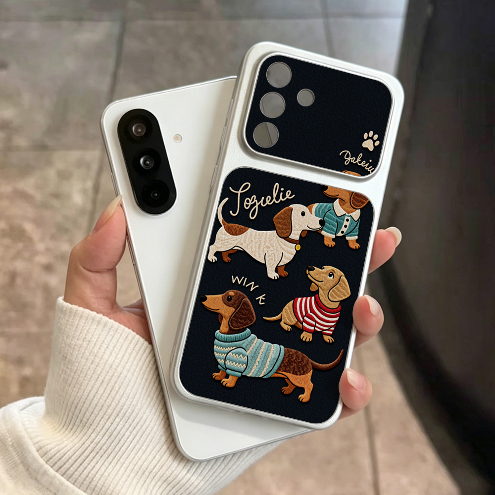 Karikatür Dachshund Desenli Sa - Camera Leather Case incelemesi ve fiyatı