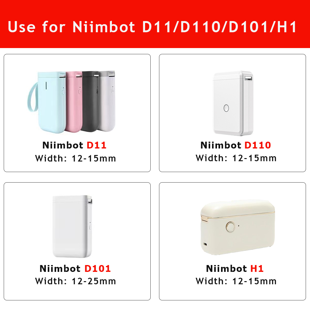 10 Rulo NiiMBOT D110 D11 D101  - Typewriter Ribbon Roll incelemesi ve fiyatı
