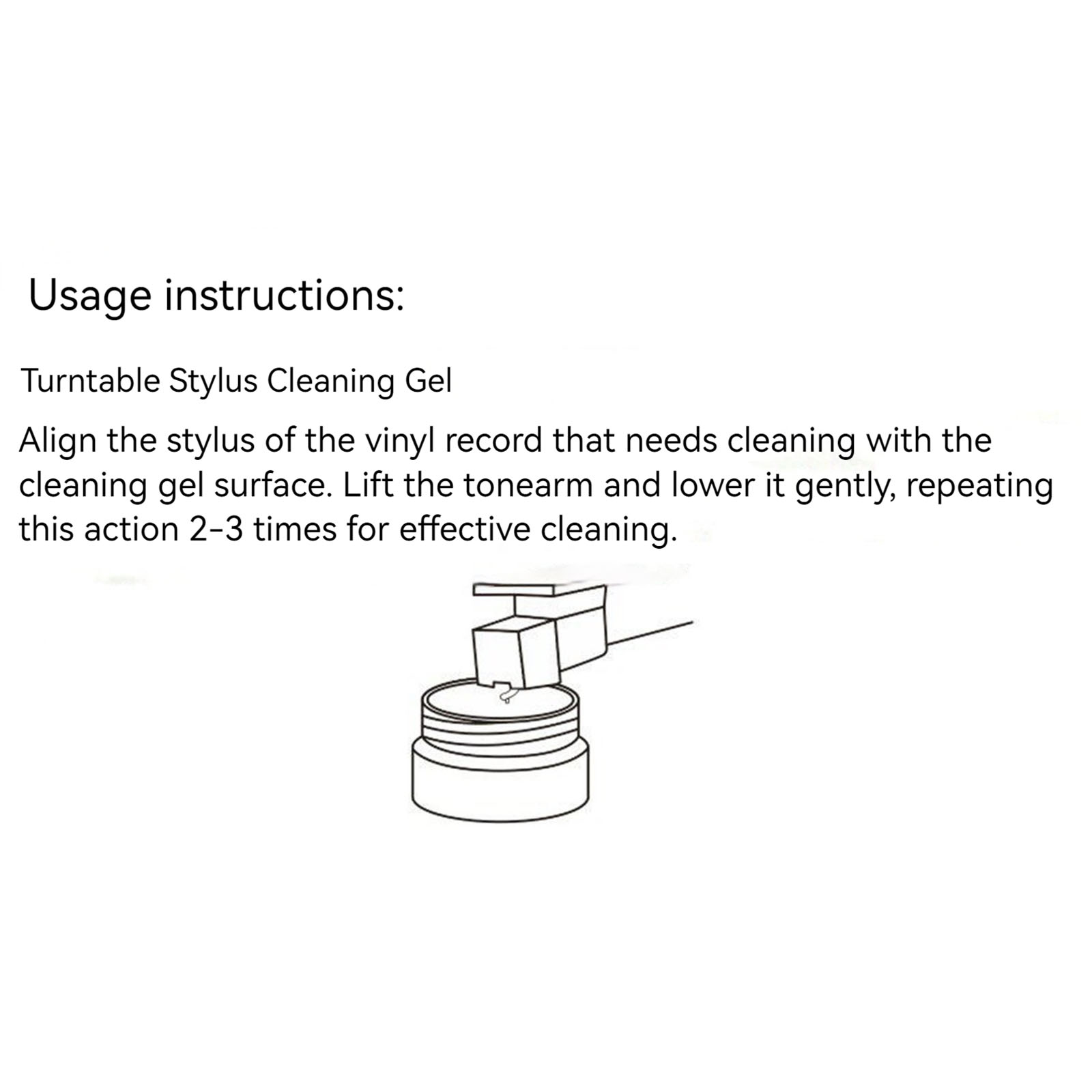 Stylus Temizleme Yapıştırıcısı - Vinyl Record Cleaner incelemesi ve fiyatı