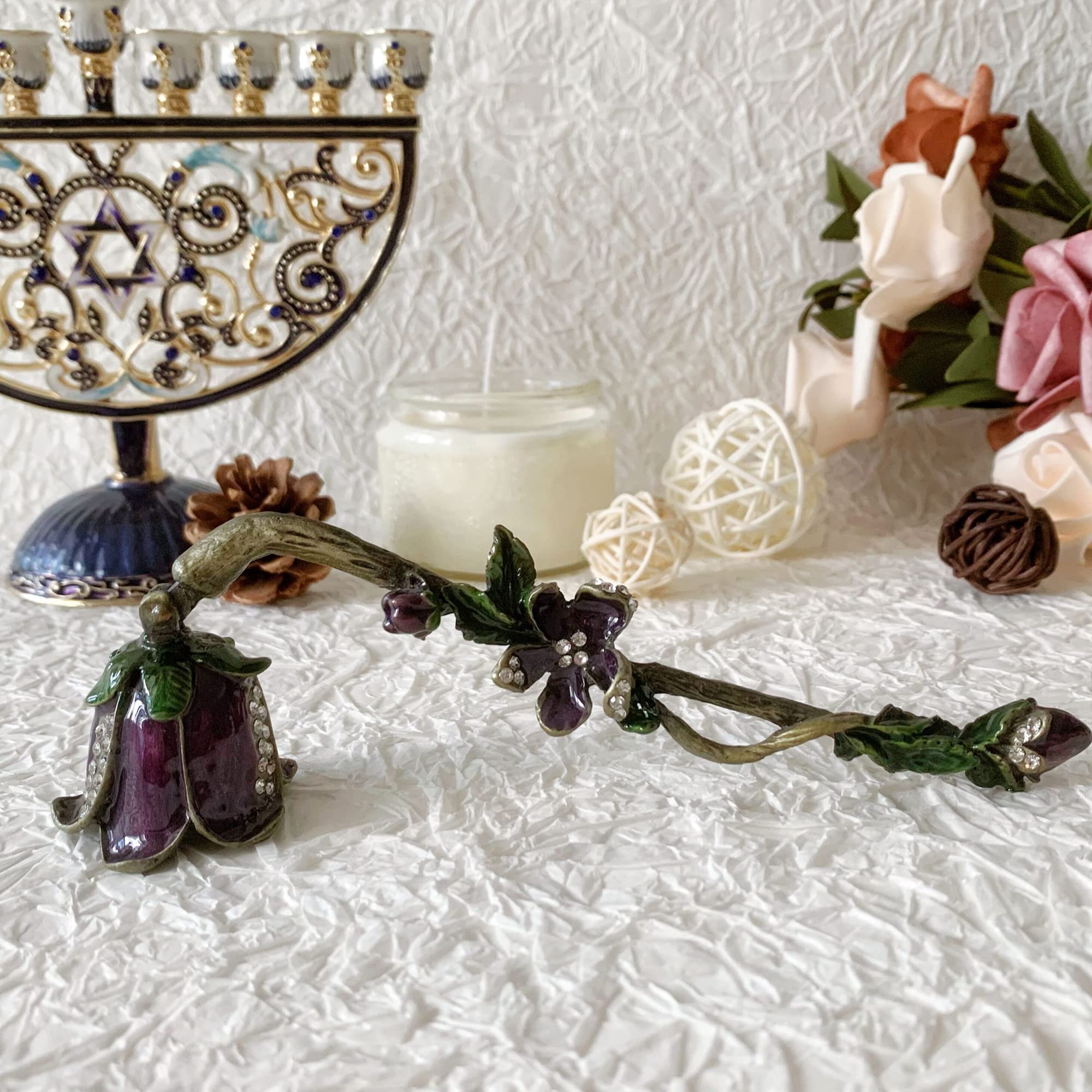 Lüks Menora Mum Söndürücü Çanı - Collectible & Vintage Dolls For Wedding incelemesi ve fiyatı